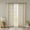 Beige+Gold + Polyester1, variant on Fretwork Print Grommet Top Window Curtain Panel(Only 1 Pc Panel) On-Site