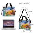 thumbnail image 3 of FORMRS 16" Laptop Bag Carrying Sleeve Case with Handle Travel Shoulder Briefcase, Colorful Landscape, 3 of 8
