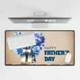 thumbnail image 4 of Schnauzer Proud Dad Happy Father's Day Desk Mat Full Keyboard Mouse Pad Miniature Schnauzer Dog Lover Large Mousepad - 02008, 4 of 5