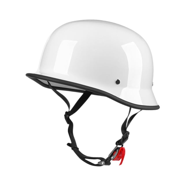 Casco de bicicleta medio casco portátil versátil ligero casco de ciclismo para adultos Blanco