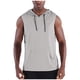 thumbnail image 2 of Blusa sin mangas con capucha de verano para hombre, informal, de moda, de color liso, con capucha, sin mangas, para hombre, 2 of 8