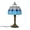 Sky Blue, variant on Ohmyroo Art Stained Glass Decorative Bedside Table Lamp