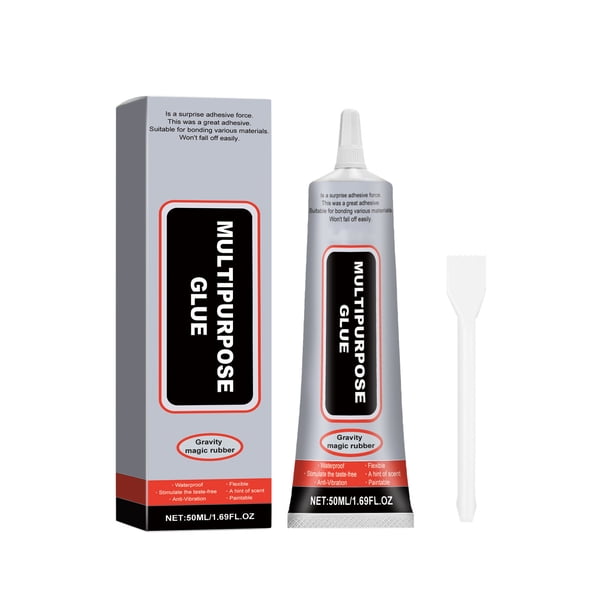 Popular! Multipurpose Glue Strong Glue Liquid Adhesive Patch Seamless Waterproof Waterproof Adhesive Leather Fabric Multifunctional Glue 50ml