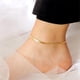 thumbnail image 2 of Blade Snake Chain Anklet For Women Width 3/4/5mm Gold Color Foot Bracelet On Leg Stainless Steel Chain Beach Accessories Jewelry, 2 of 5