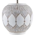 thumbnail image 3 of Mark&Day Table Lamps, Neena Global White Bedside Table Lamp for Nightstand Bedroom, Living Room or Office (25" H x 16" W x 16" D), 3 of 6
