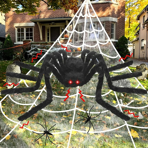 Huge spider web decoration deals