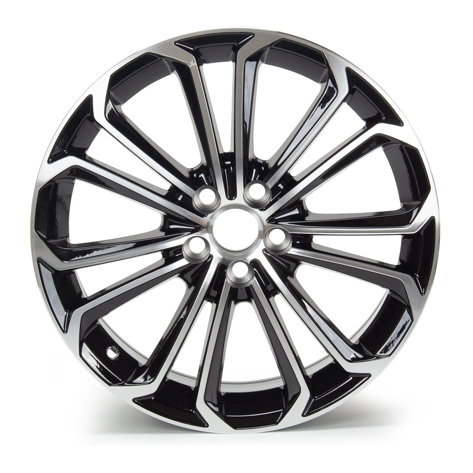 METETAO 19" Aluminum Alloy Wheel Rim For Toyota Highlander 2014-2019 – 7.5" Width, 5x114.3 Bolt Pattern – Replaces 4260D0E010, 75163