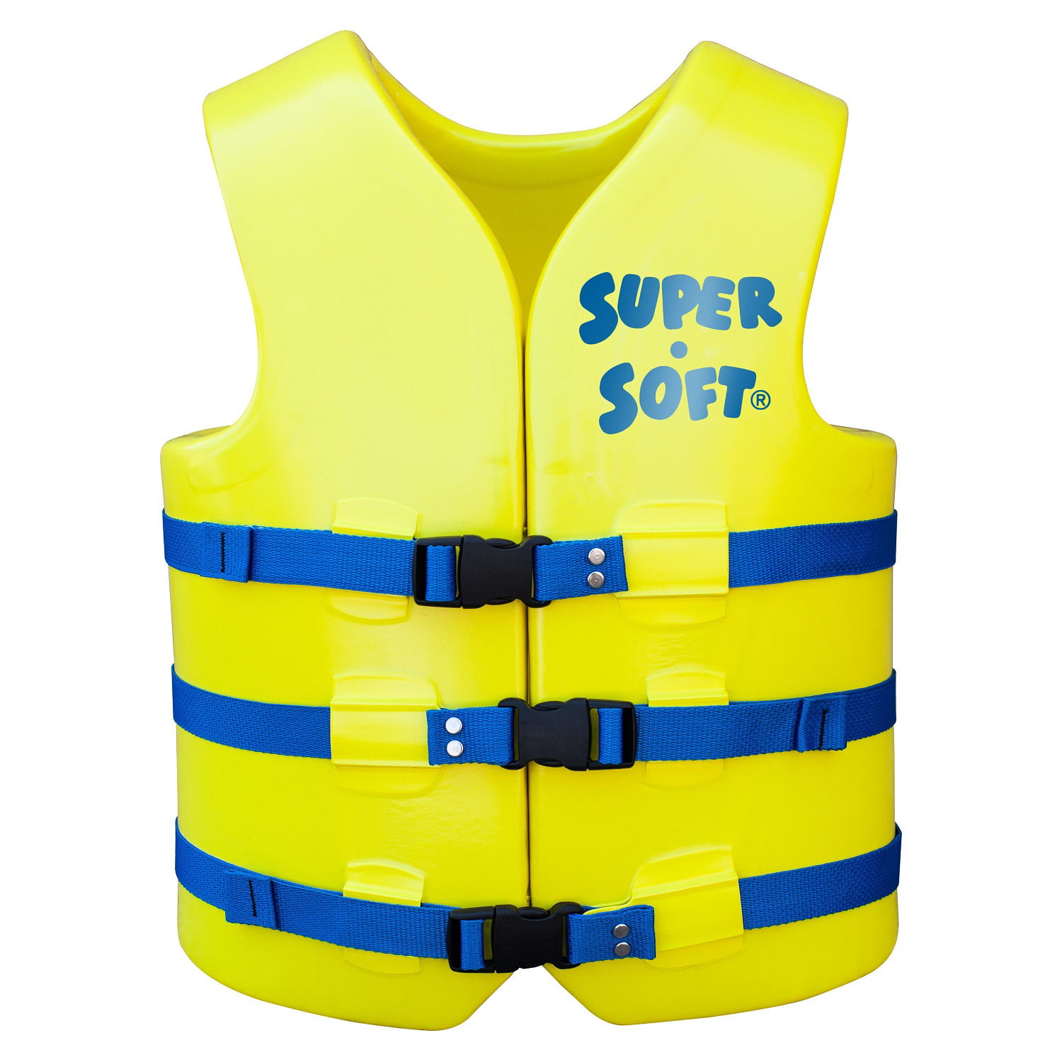 TRC Recreation Super Soft USCG Childs Foam Swim Vest Medium Yellow Open Box 