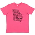 thumbnail image 3 of Inktastic Georgia State Word Salad Youth T-Shirt, 3 of 5