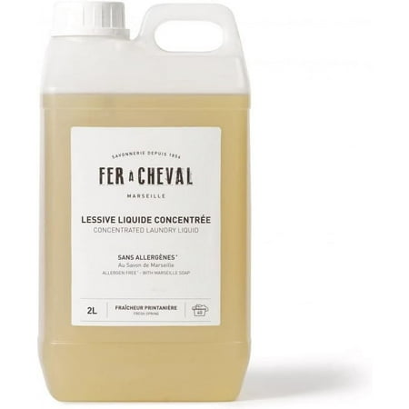 Fer a Cheval Concentrated Laundry Liquid Marseille Soap, 2000 ml