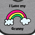thumbnail image 4 of Inktastic I Love My Granny Boys or Girls Baby Bib, 4 of 4
