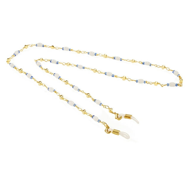 MasteelfCA Chaîne de Lunettes 1 Pce Perles Incrustées Sangle de Lunettes Chaîne de Lunettes Support de Lunettes