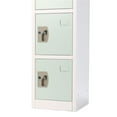 thumbnail image 5 of AdirOffice ALHI629206MGRN Steel Storage Locker, 6 Compartment, 12 x 12 x 72 in., Misty Green, 5 of 8