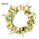 thumbnail image 2 of Guirnalda de flores artificiales para colgar en la puerta, simulación, guirnalda de rosas, oficina en casa, adorno de flores falsas, tipo 1 Vogacara HA9089-01B, 2 of 6