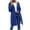 Blue, variant on Women's Windproof Raincoat, Mid-Length Hooded Windbreaker, Waterproof Hiking Jacket, Casual Trench Coat, Outdoor Rain Jacket, Everyday Raincoat Blackish Green L