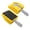 Yellow, variant on Cycling Pedal Converters With AntiSlip Texture Light Weight Plastic Adapters For Enhanced Control And Easy Installation