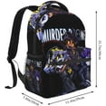 thumbnail image 2 of Murder Drones Backpack Lightweight Large Capacity Laptop Backpack Cartoon Backpacks For Unisex, 2 of 6