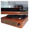 thumbnail image 4 of Haut-parleur Portable Rétro Phonographe gramophone Tourne-Disque Classique Lecture sur Plateau Tournant Haut-Parleur Stéréo Intégré 33/45/78 Tr/min, Facile à Installer, 4 of 7