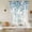 Turquoise, variant on Pink Eucalyptus Leaves Tie Up Curtains for Windows, Adjustable Balloon Window Shades, Spring Botanical Leaf Branches Kitchen Window Treatments Adjustable Roll Up Curtain for Basement/Nursery 52"x45"