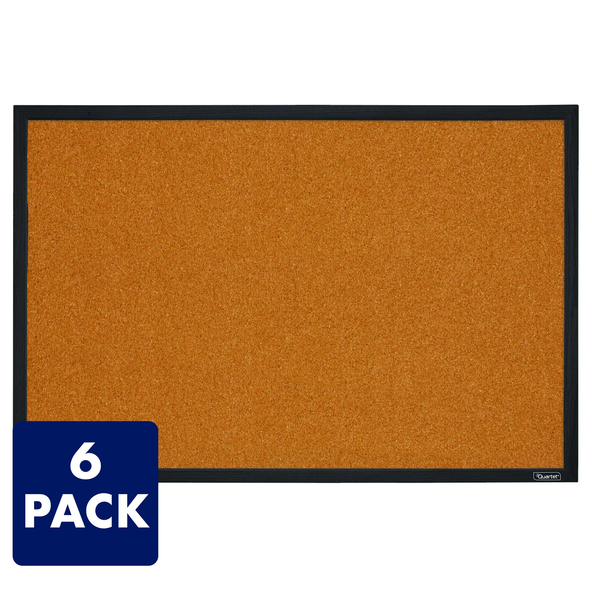 Quartet Boards MWDB2436BK 2 x 3 Feet Cork Bulletin Board, Black Frame