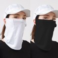 thumbnail image 2 of Summer Ice Silk Sun UV Protection Bike Full Face Mask Balaclava, 2 of 8