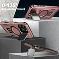 thumbnail image 4 of MYKOMI for iPhone 16 Pro Case with Camera Cover Stand, [Compatible with MagSafe] [2xScreen Protector] [Military-Grade Protection] Heavy Duty Shockproof Rugged Magnetic Phone Case, 4 of 7