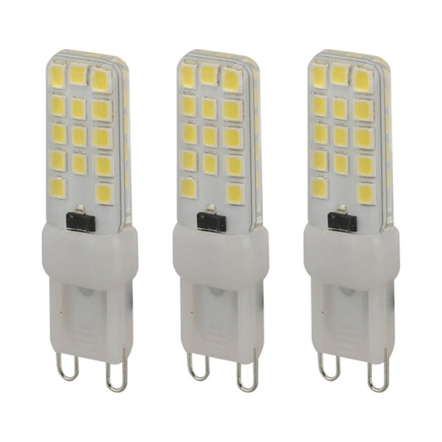 Bombilla LED Con Base Bi Pin, Bombilla LED G9 Sin Parpadeo 5W 110V 6000K Para Lámparas De Araña
