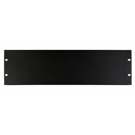 On-Stage RPB3000 3U Blank Rack Panel, Black