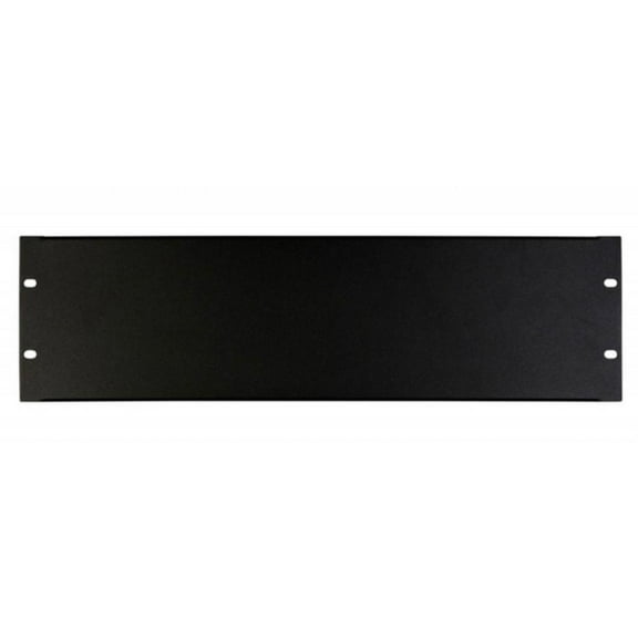 On-Stage RPB3000 3U Blank Rack Panel, Black