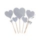thumbnail image 3 of 70 palillos de cóctel con forma de corazón, palillos de cóctel de madera con forma de corazón, brochetas, aperitivos, decoración de frutas y bebidas, suministros para fiestas navideñas, tarjetas de am, 3 of 8