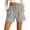 Gray, variant on Akmaiox Biker Shorts for Women High Waisted Elastic Drawstring Waistband Running Shorts with Pockets Breathable Lightweight for Summer Outdoor Gym Workout Shorts S-3XL