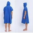 thumbnail image 4 of Bata cambiadora con capucha, bata de natación para playa, poncho de microfibra para surf, toalla cambiadora JadeP Bata de cambio con bata de baño de playa con capucha, 4 of 8