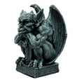 thumbnail image 4 of Stoic Warrior Gargoyle Holding Gothic Bat Sword Figurine 6.5"H, 4 of 8