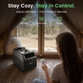 thumbnail image 5 of Waykar 6000 BTU Portable Air Conditioner for Camping, Advanced Dual-Hose System for Tents & RVs, 110V AC/DC Inverter Support, 3-in-1 Cooling, Dehumidifier & Fan for Off-Grid Outdoor Comfort, 5 of 9
