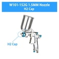 thumbnail image 2 of 1.3/1.8mm Spray Gun nuine Sprayer 400CC Plastic Pot Metal Cup Pneumatic Paint Spray Gun Tool ,Durable Build, 2 of 5