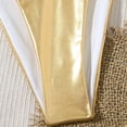 thumbnail image 5 of Women's Metallic Shiny Bathing Suit High Waisted Triangle Tie Side Swimsuit Bikini Set, 5 of 5