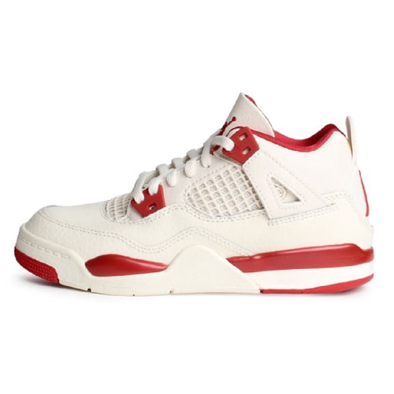 Little Kid's Jordan 4 Retro "Valentine's Day" Pale Ivory/Sierra Red (HV4385 108) - 11.5