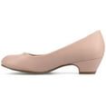 thumbnail image 3 of Journee Womens Saar Comfort Insole Round Toe Block Heel Pumps, 3 of 10