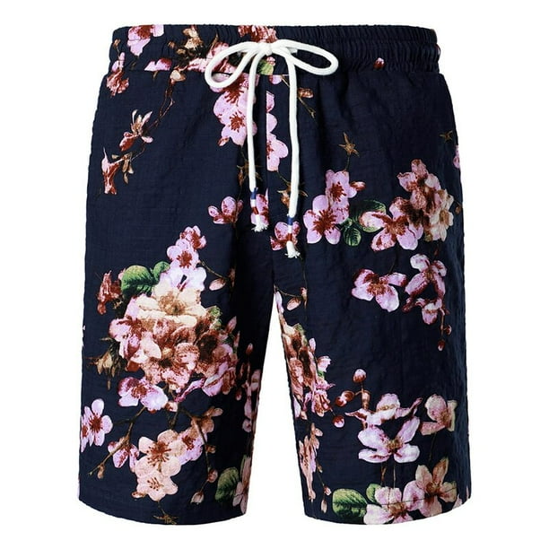 Flower Leaves Graphic Beach Shorts Pants Men 3D Printed y2k Surf Board Shorts Summer Hawaii Swimsuit Swim Trunks Cool Ice Shorts Fivean unisex