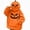D Orange, variant on ITSAME Women's Hooded Sweatshirt Halloween Print Loose Fit Long Sleeve Oversized Pullover Hoodie with Pocket Size 2XL