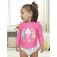 thumbnail image 6 of Gerber Baby & Toddler Girl Rashguard & Swim Bottoms Set with UPF 50+, 2-Piece, (0/3M - 5T), 6 of 13