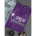 thumbnail image 3 of Spread Kindness Dandelion T-Shirt Women -Smartprints Designs, Female Small, 3 of 4