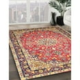 thumbnail image 3 of Ahgly Company Machine Washable Indoor Rectangle Traditional Fire Brick Red Area Rugs, 8' x 12', 3 of 7