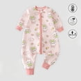 thumbnail image 2 of larppty Baby Sleep Sack with Legs Infant Sleepsuit Newborn Long Sleeve Wearable Blanket for Boys Girls 0-18 Months (Pink), 2 of 4