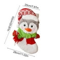 thumbnail image 3 of Tarmeek Christmas Stockings, Cute Santa Penguin Stockings Hanging Christmas Ornamnets, Xmas Stocking for Fireplace Home Decor Party Favors, Christmas Decorations Indoor, 3 of 6