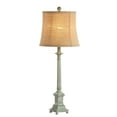 thumbnail image 4 of Safavieh Collin 35.1" Traditional Antique Blue Table Lamps with Brown Solid Print Shades, 4 of 5