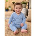 thumbnail image 2 of RUINIXCW Baby Fall Sweater Romper Wrap Side-Tie Long Sleeve Knit Bodysuit, 2 of 6