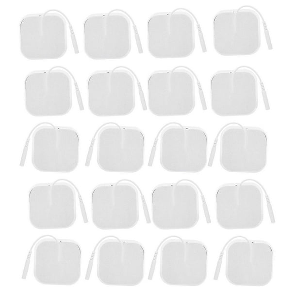20pcs / bag 4 x 4cm Tens Electrode Pads for TENS Massager Physiotherapy Machine