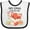 White and Black, variant on Inktastic My Oma Loves Me Little Fox Boys or Girls Baby Bib