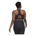 thumbnail image 4 of Top Deportivo adidas Mujer Powerreaction Negro Entrenamiento negro 1X, 4 of 5